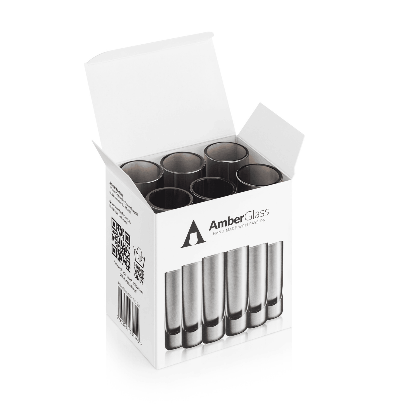 Obsidian Shot Glass (Limited Edition) - 6 Pack - AmberGlass V102