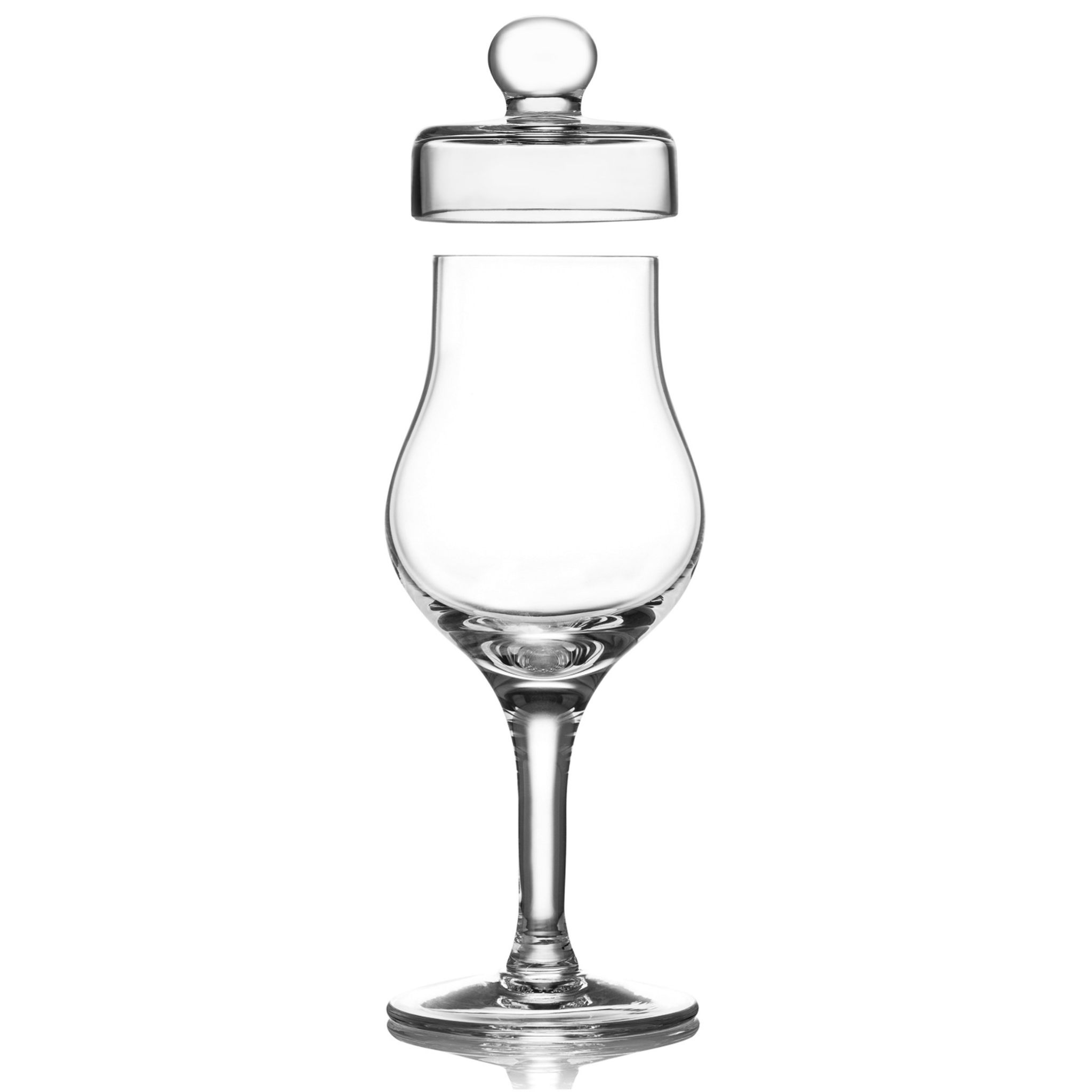 Image of Crystal Tulip Tasting Glass - Luxury Aroma Preserve - AmberGlass G100